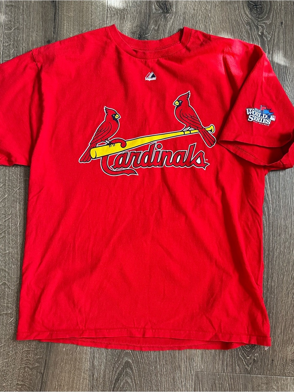 Majestic Athletic St Louis Cardinals 2013 World Series T-Shirt Size XL